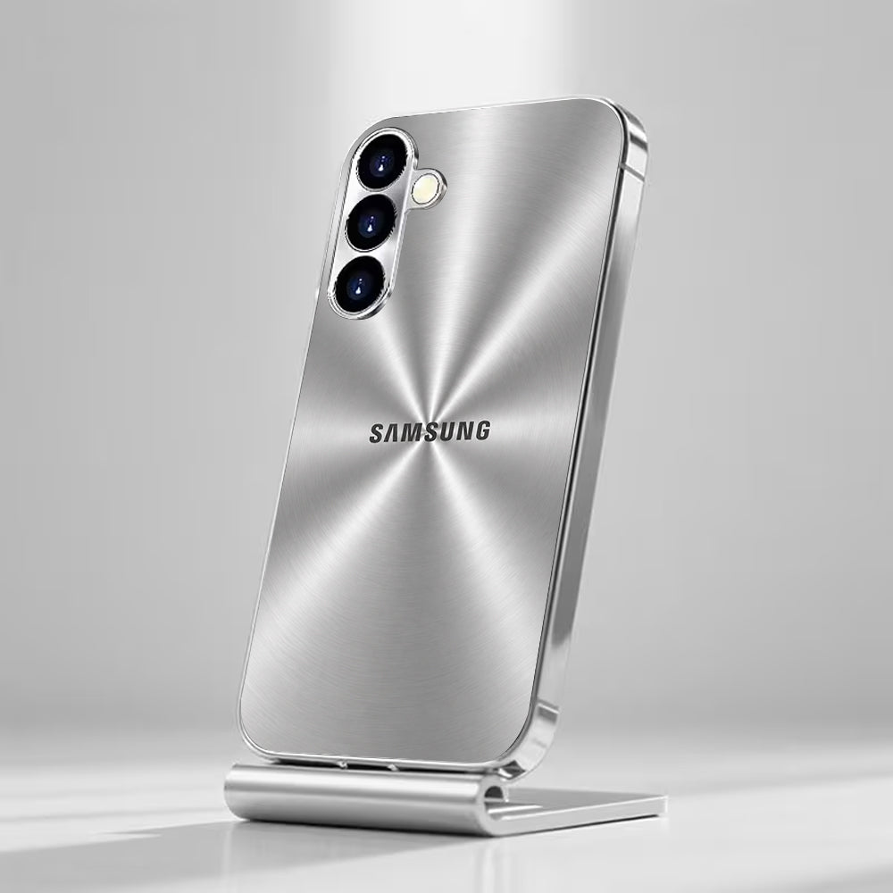 Galaxy S Series - Futuristic Silver Line Case