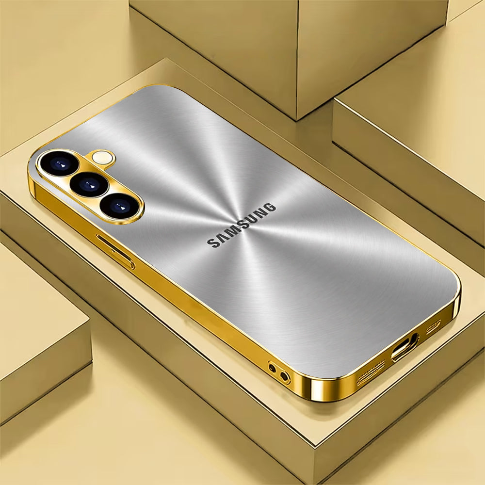 Galaxy S Series - Futuristic Silver Line Case