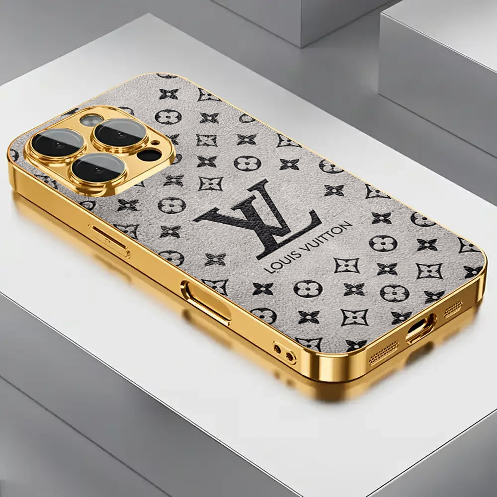 Luxury LV Pattern Gray Case