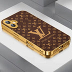 Luxury LV Pattern Brown Case
