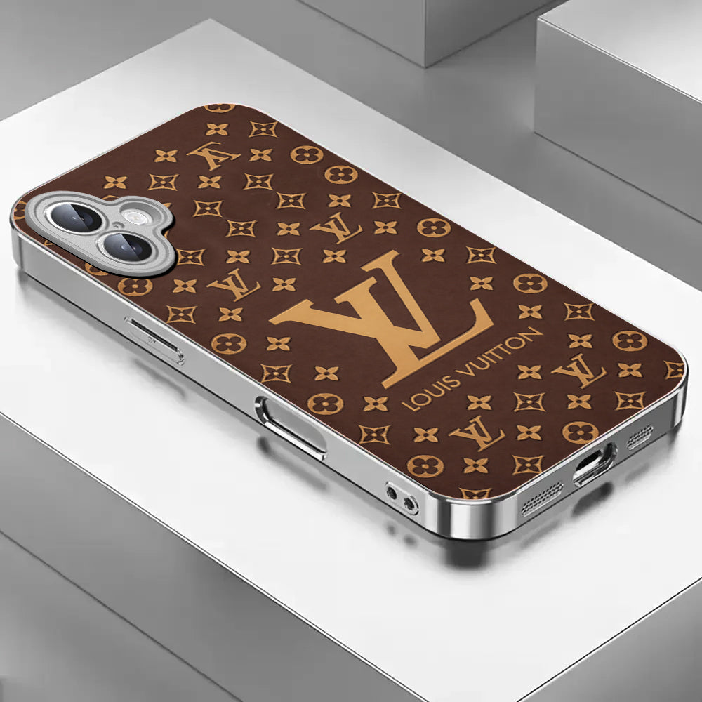 Luxury LV Pattern Brown Case