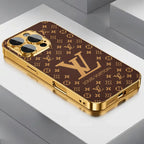 Luxury LV Pattern Brown Case