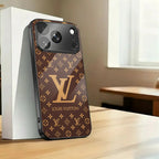 Luxury LV Pattern Brown Case