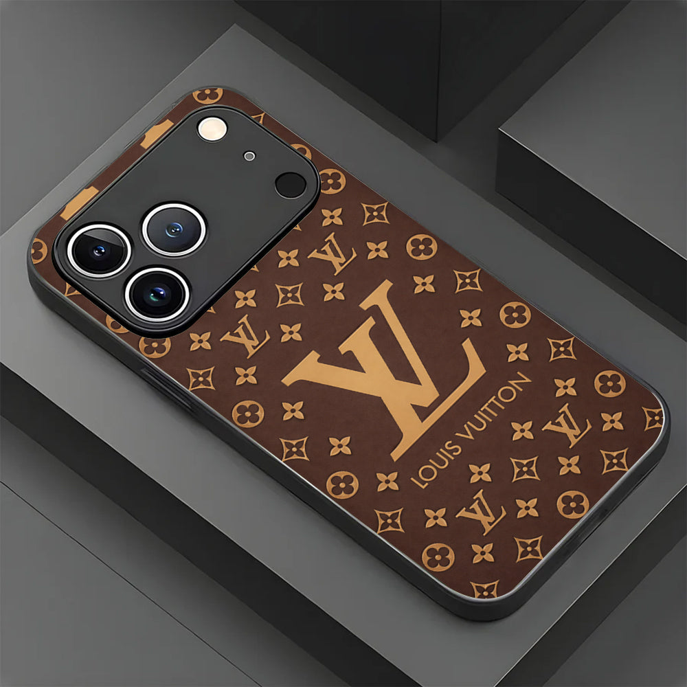 Luxury LV Pattern Brown Case