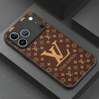Luxury LV Pattern Brown Case