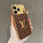 Luxury LV Pattern Brown Case