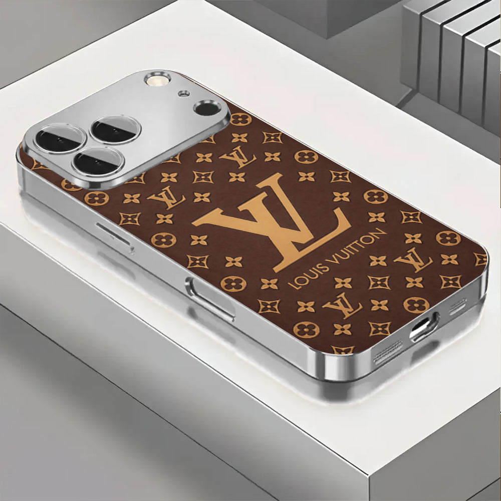 Luxury LV Pattern Brown Case