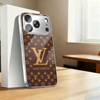 Luxury LV Pattern Brown Case