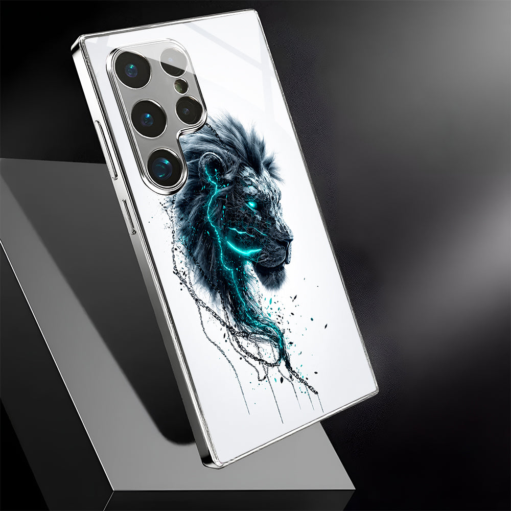 Galaxy S Series -Neon Fierce Lion Case