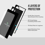 Galaxy Z Fold Series - Krishna Blessing Glass Case