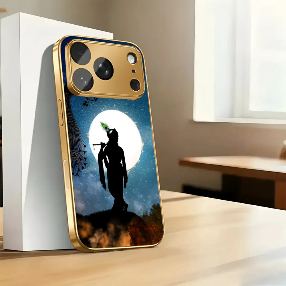 Divine Krishna Silhouette Case