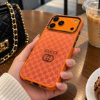 Orange Monogram Luxe Case