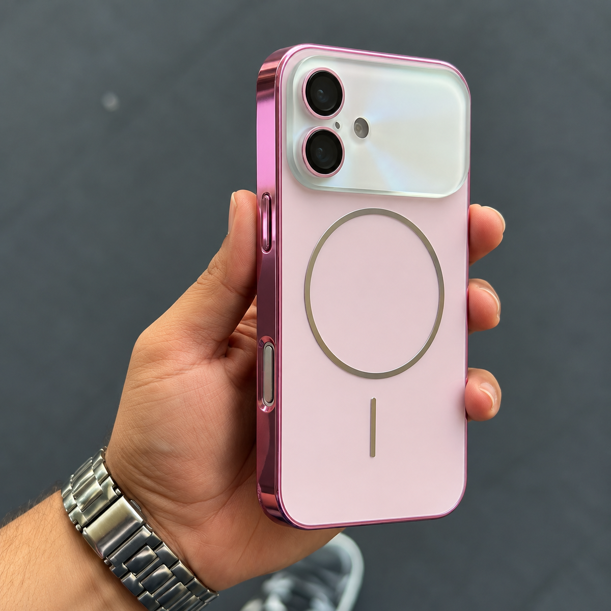 Pink Pearl Magnetic Case