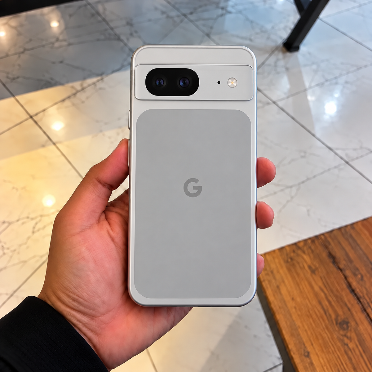Google Pixel Series - Arctic Blue Chrome Case