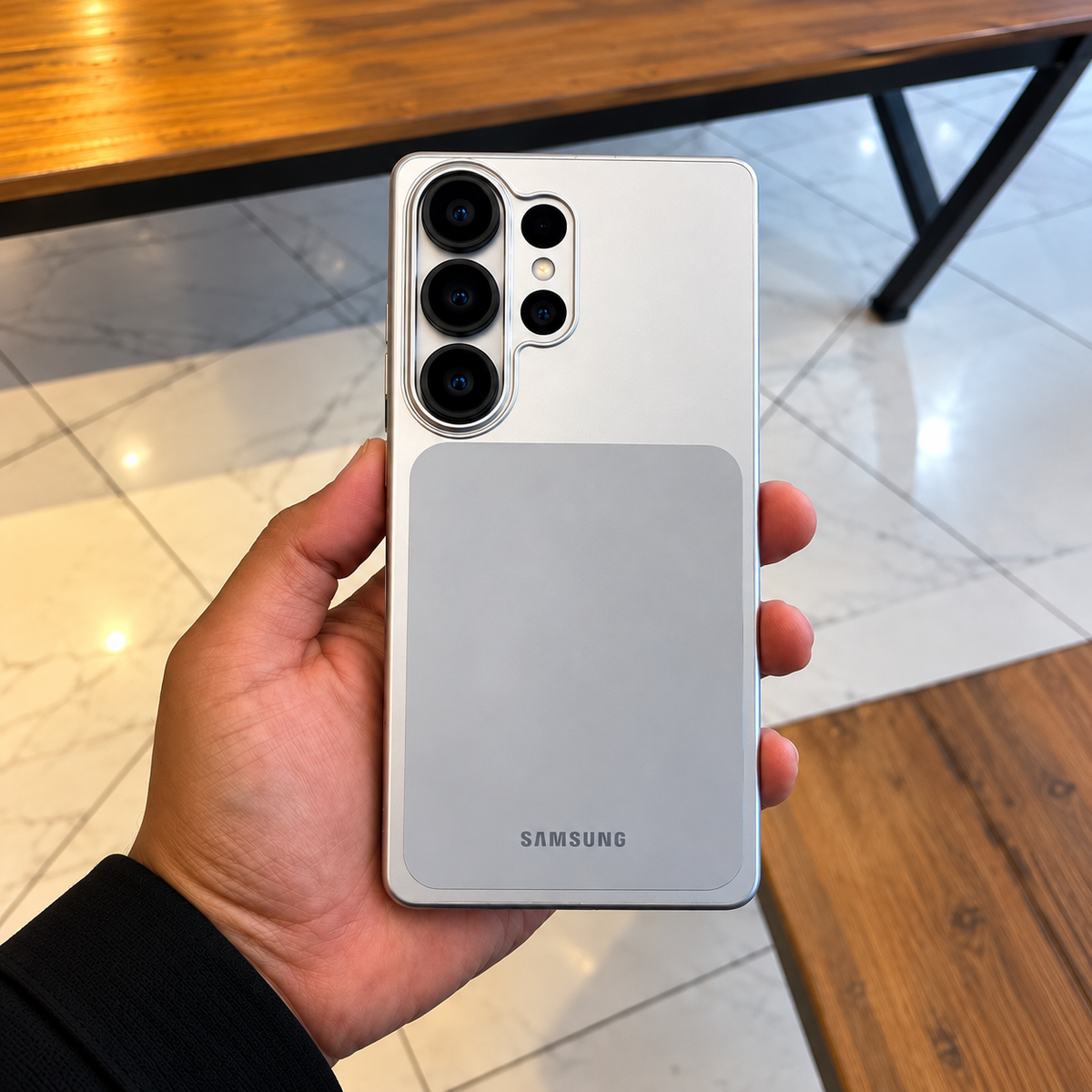 Galaxy S Series - Arctic Blue Chrome Case