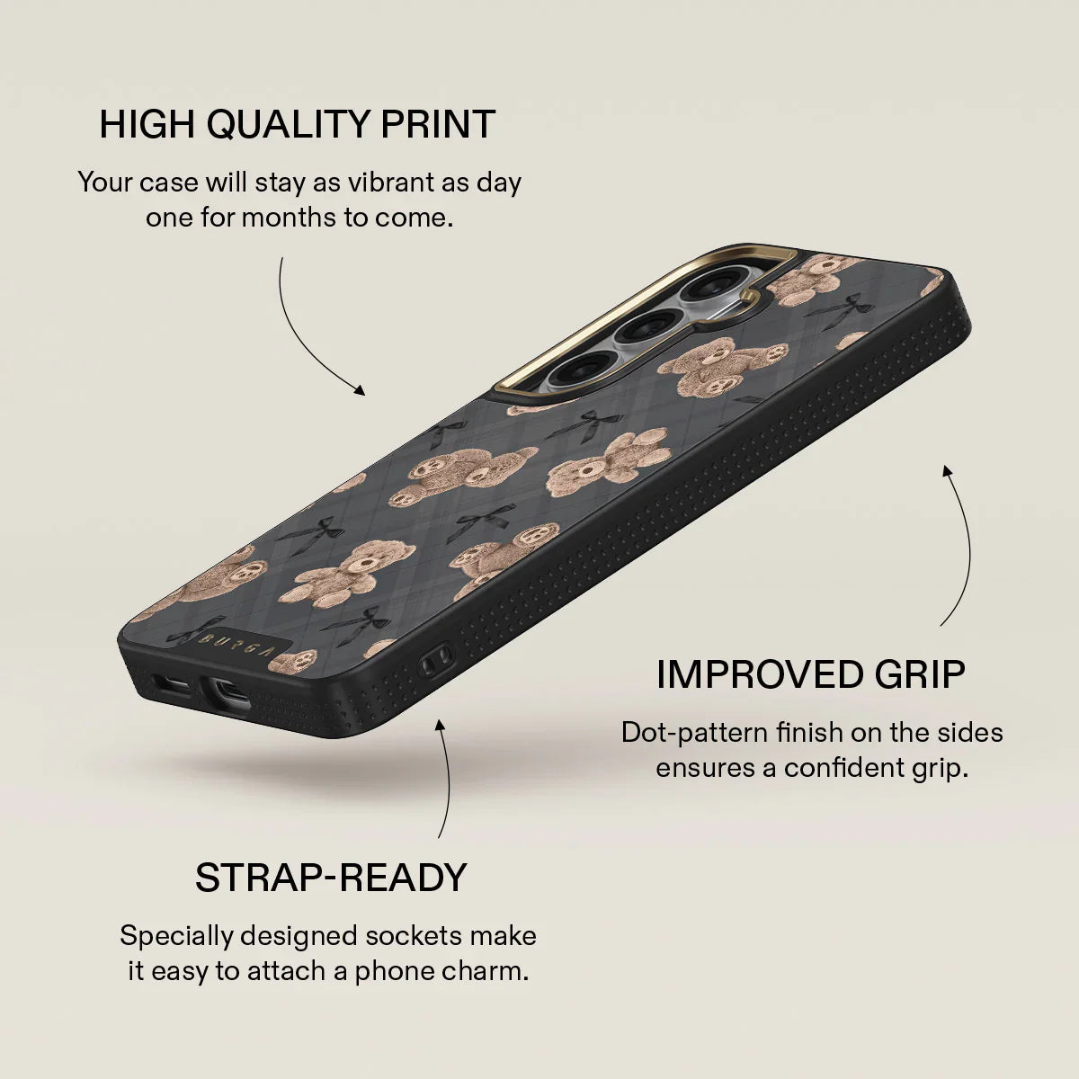 Galaxy S Series - LayerOn Vintage BFF Bear Case