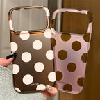 Cocoa Blush Polka Case