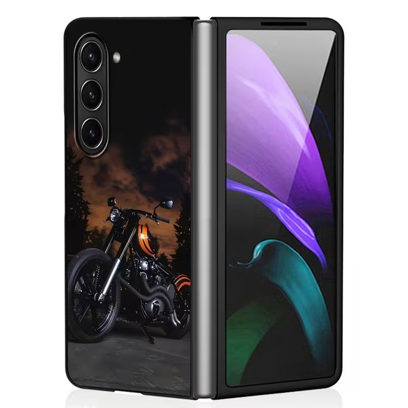 Galaxy Z Fold Series – Moto Street Glass Case