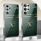 Galaxy S Series - Emerald Damask Initial 'X' Case