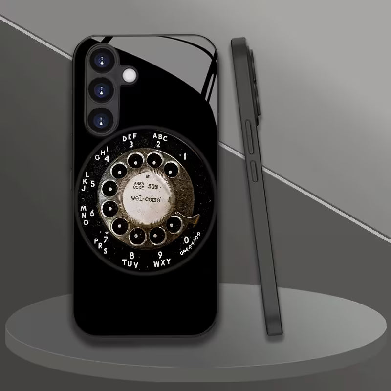 Galaxy S Series - Vintage Aesthetic Glass Back Case