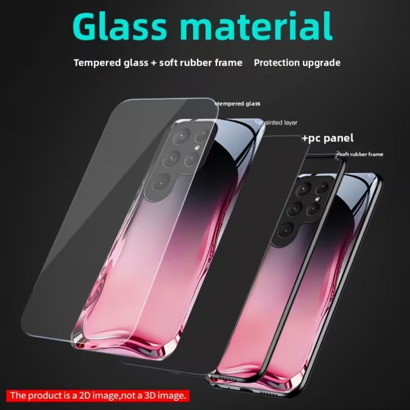 Galaxy S Series - Nebula Gradient Glass Case
