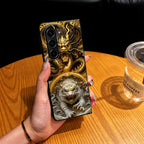 Galaxy Z Fold Series - Mythical Dragon Tiger Mobile Cover