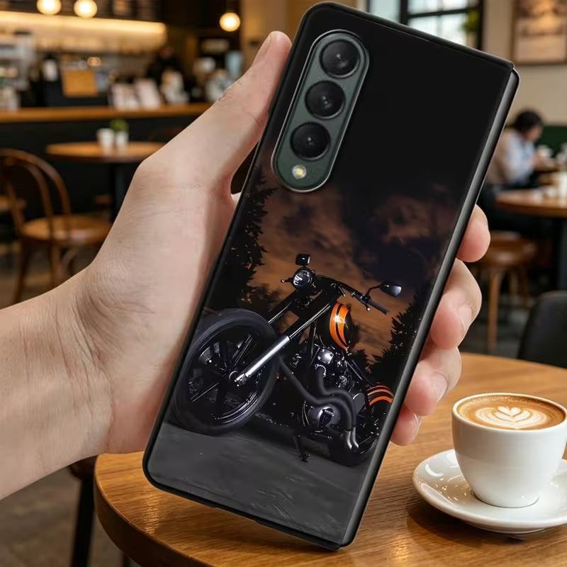 Galaxy Z Fold Series – Moto Street Glass Case