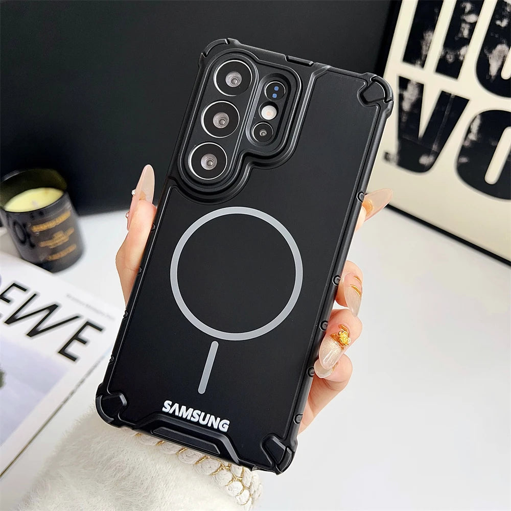 Galaxy S Series - Rugged Armor Shield Case