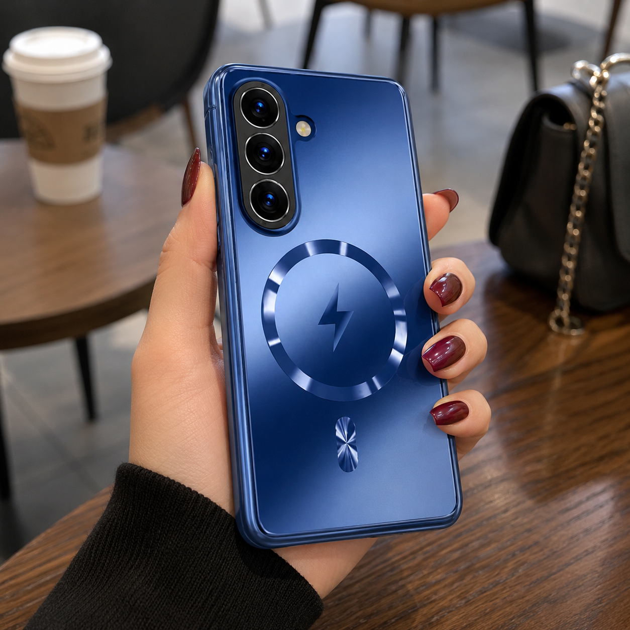 Galaxy Z Fold Series - Cyber Chrome Magnetic Case