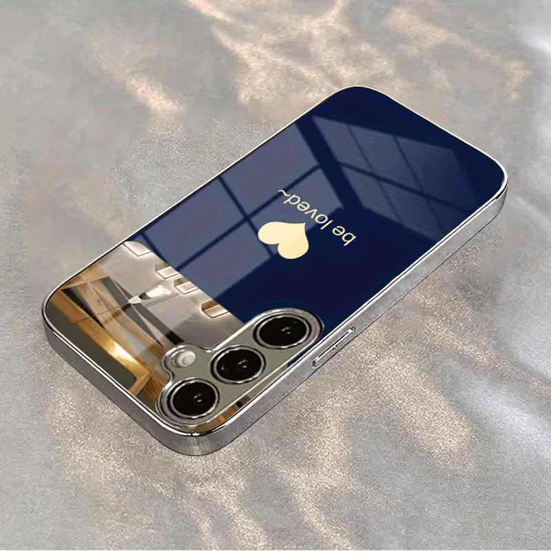 Galaxy S Series - Midnight Blue Luxe Glass Case