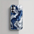 Galaxy S Series – Aurora Silver Gradient Glass Case
