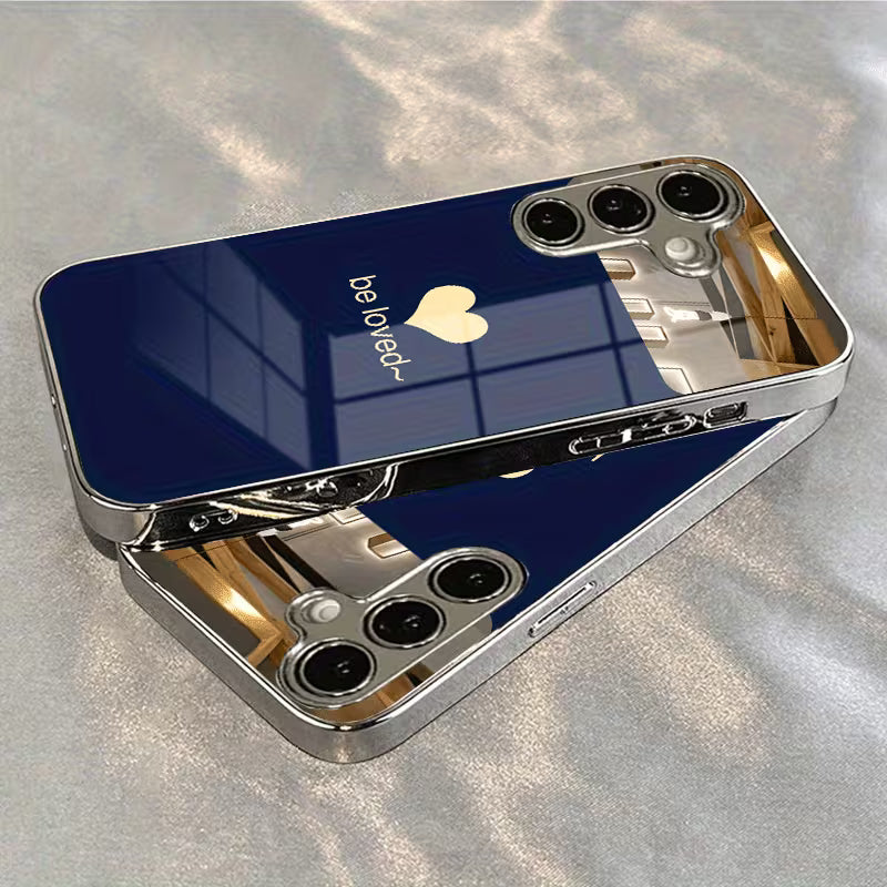 Galaxy S Series - Midnight Blue Luxe Glass Case