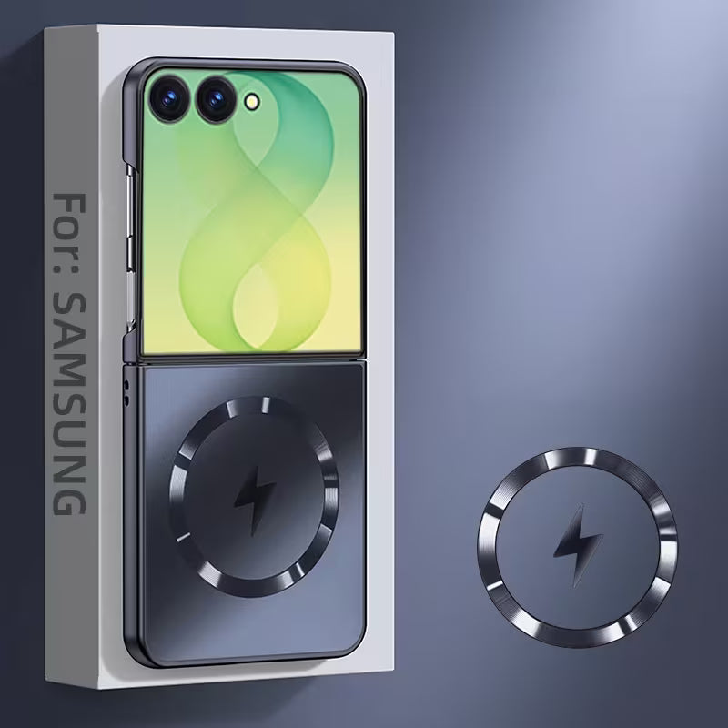 Galaxy Z Flip Series – Magnetic Ring Armor Case