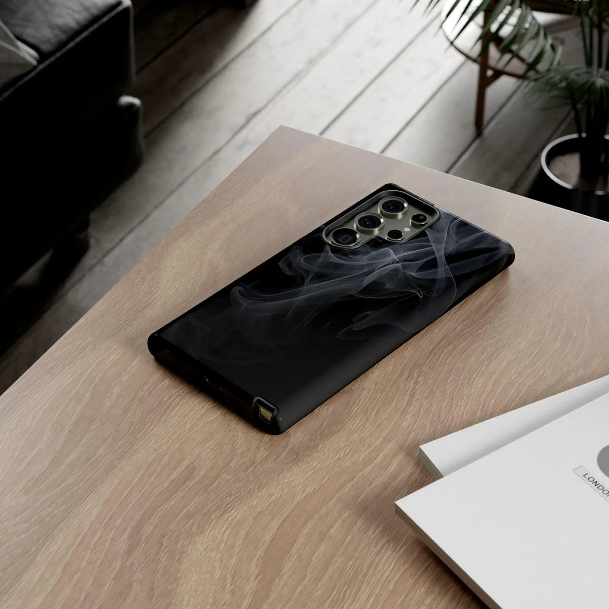 Galaxy S Series - Abstract White Smoke Case