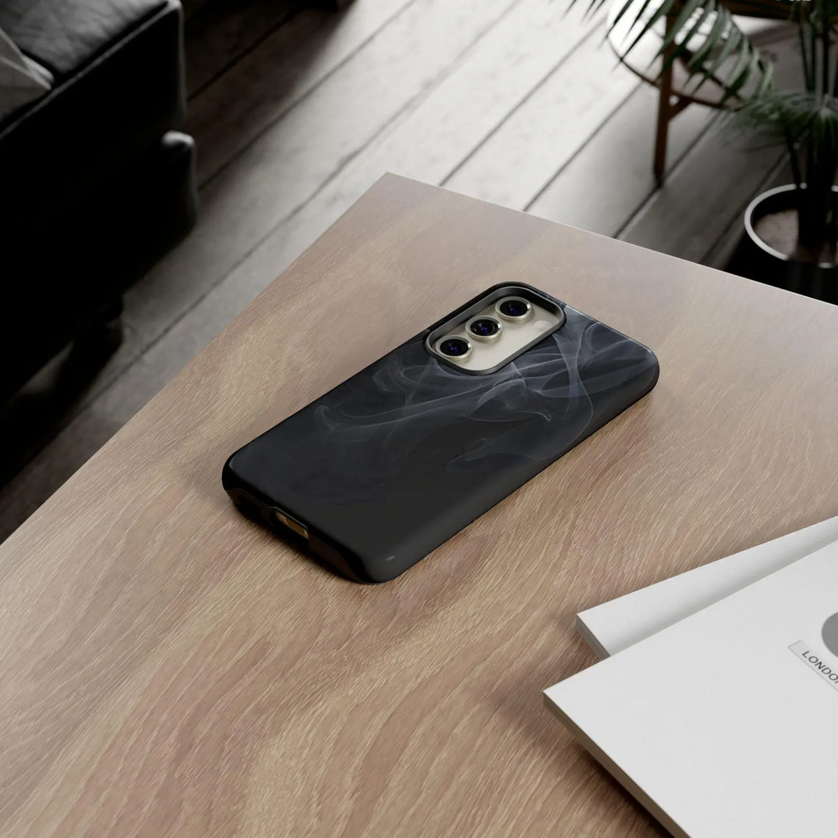 Galaxy S Series - Abstract White Smoke Case