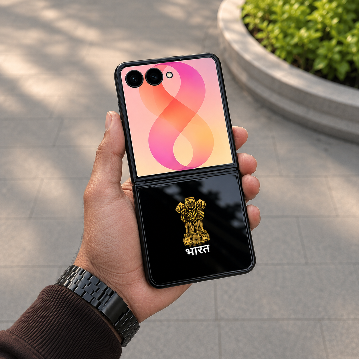 Galaxy Z Flip Series - Nation Pride Glass Case