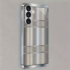 Galaxy S Series -Heavy-Duty Brushed Steel Case
