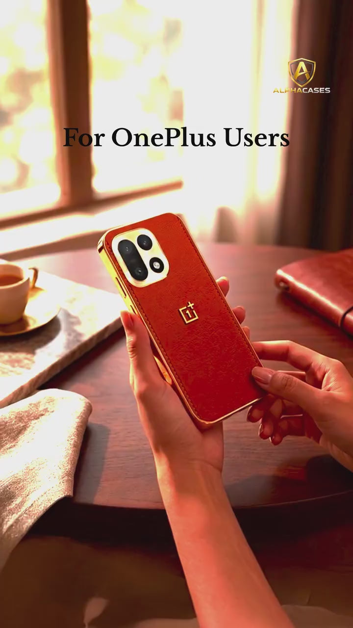 OnePlus Series - Luxe Caramel Gold Case