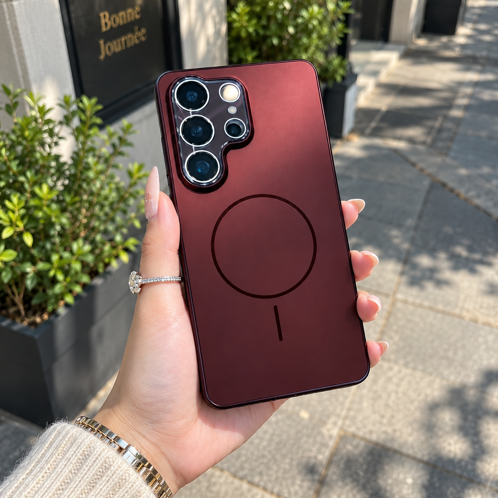 Galaxy Z Flip Series - Imperial Cherry Wine Case