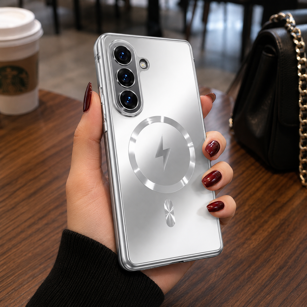 Galaxy Z Fold Series - Cyber Chrome Magnetic Case